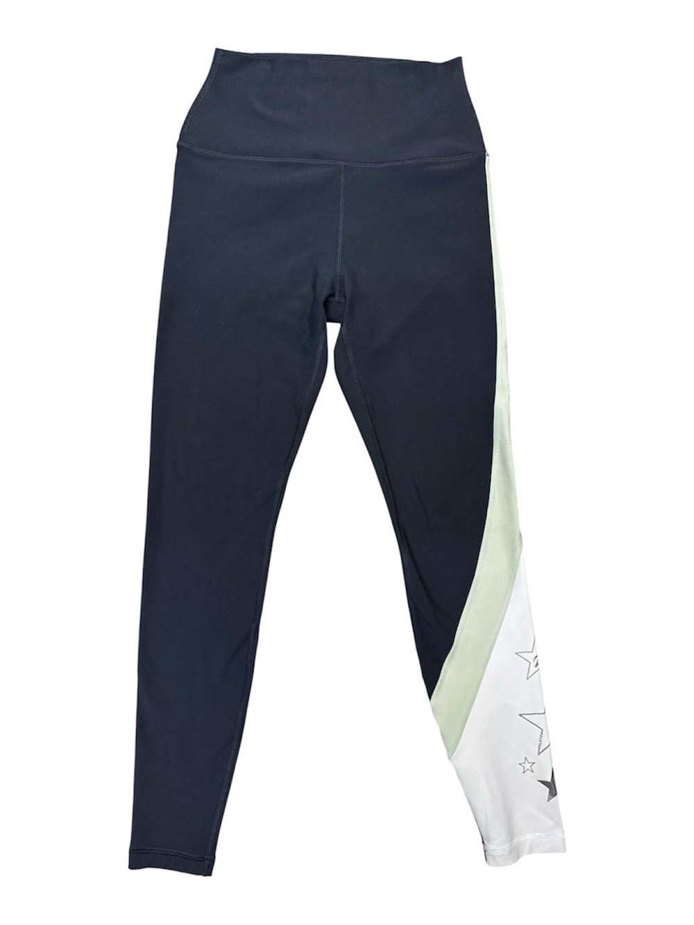 Peloton High Rise Leggings Women’s Small Black Reflective Star Print Workout